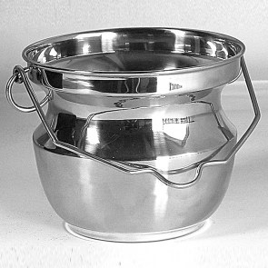 AFF-CAL110 Secchiello acciaio inox dim h 11x13 cm senza fodera euro 54,24